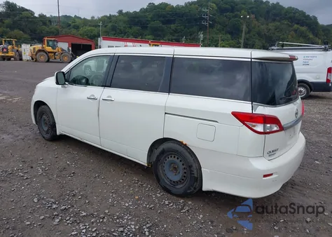 2012 Nissan Quest S from USA, damaged, VIN JN8AE2KP8C9044358